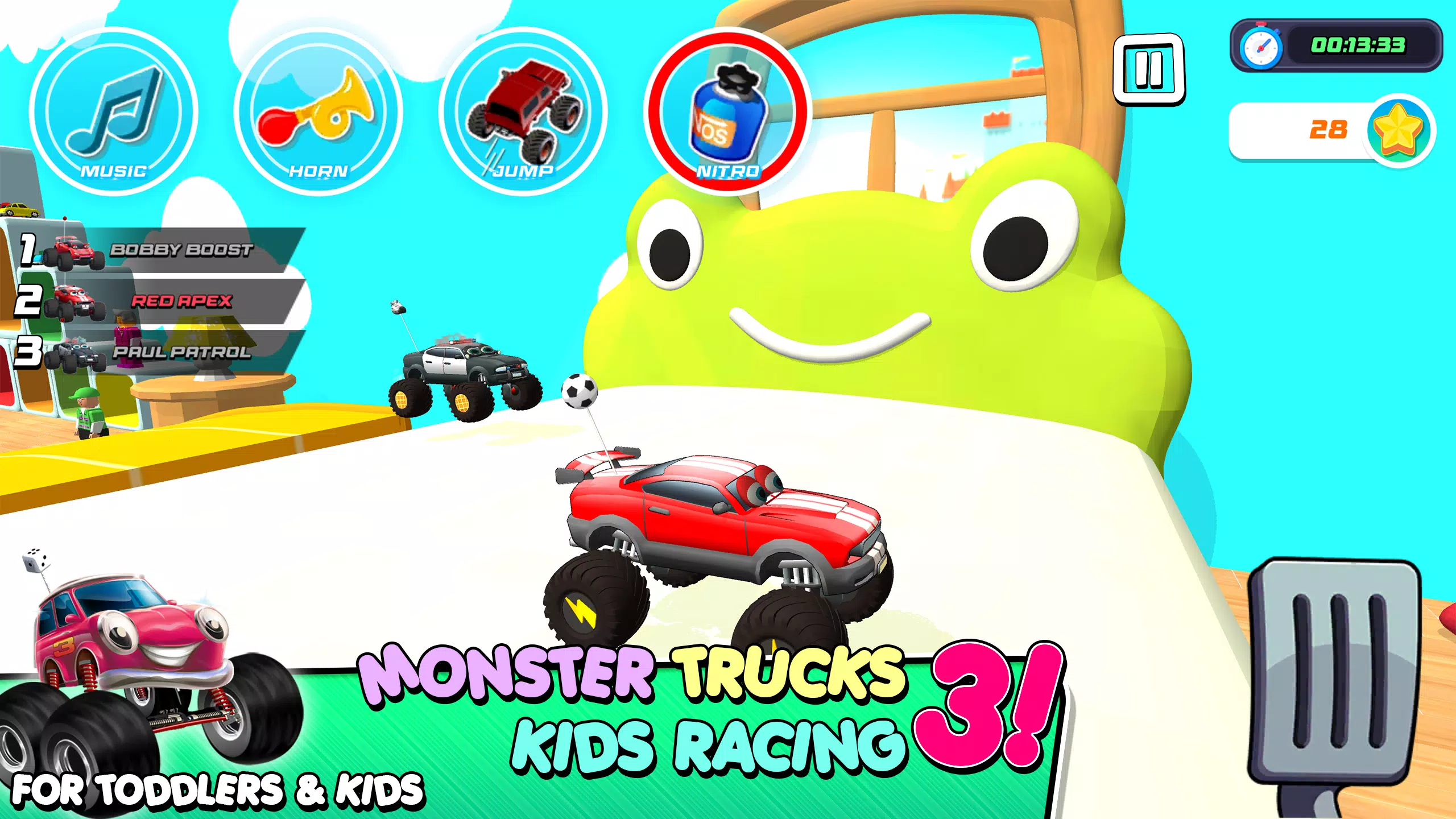 Monster Trucks game for Kids