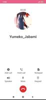 Yumeko Jabami Fake Call скриншот 2