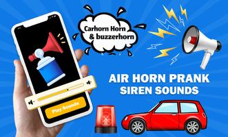 Air Horn Prank Siren Sounds Plakat