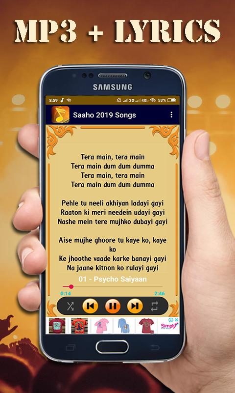 Psycho Saiyaan Song - Saaho for Android - APK Download