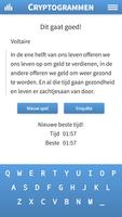 Cryptogram Nederlands screenshot 1