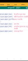 Bengali Calendar 2021 capture d'écran 3
