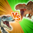 Monstre dinosaur contre dragon