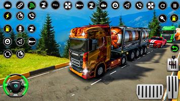 Oil Tanker Transport Truck 3D screenshot 1
