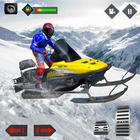 Sneeuwscooter Racespel 3d-icoon