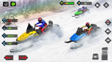 Sneeuwscooter Racespel 3d screenshot 3