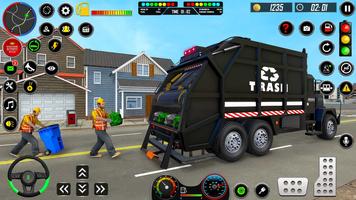 Trash Truck Games: Garbage Sim plakat