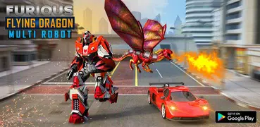 Flying Dragon Robot Transforming - Robot Shooting