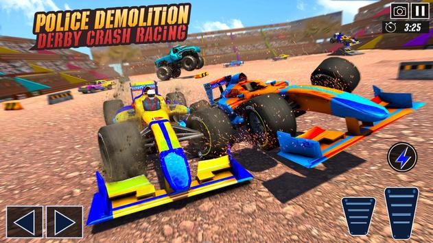 US Police Formula Car Derby Demolition Crash Stunt 截图 11