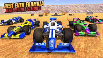 Police Formula Car Derby Games screenshot 2