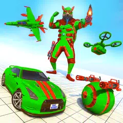Rat Robot Transform Car War: Robot Games APK Herunterladen