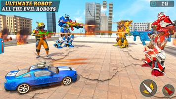 Rat Robot Transform Car War: Robot Games पोस्टर