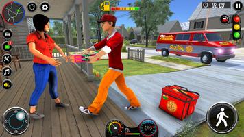 Pizza Delivery Car Driving Sim скриншот 3