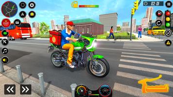 Pizza Delivery Car Driving Sim скриншот 2