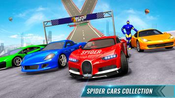 Superhero GT Car Stunt Games Affiche