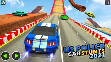 Crazy Car Stunt Racing Game 3D 海报