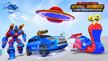 Police Robot Car - Snail Robot скриншот 2
