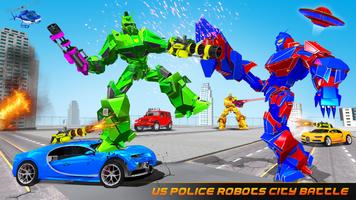 Police Robot Car - Snail Robot скриншот 3