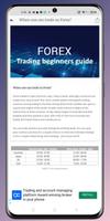 Forex trading for beginners guide capture d'écran 3
