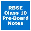 RBSE Class 10th Pre-Board & Model Paper 2019