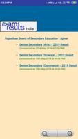 RBSE Result 2019 - Ajmer Board captura de pantalla 1