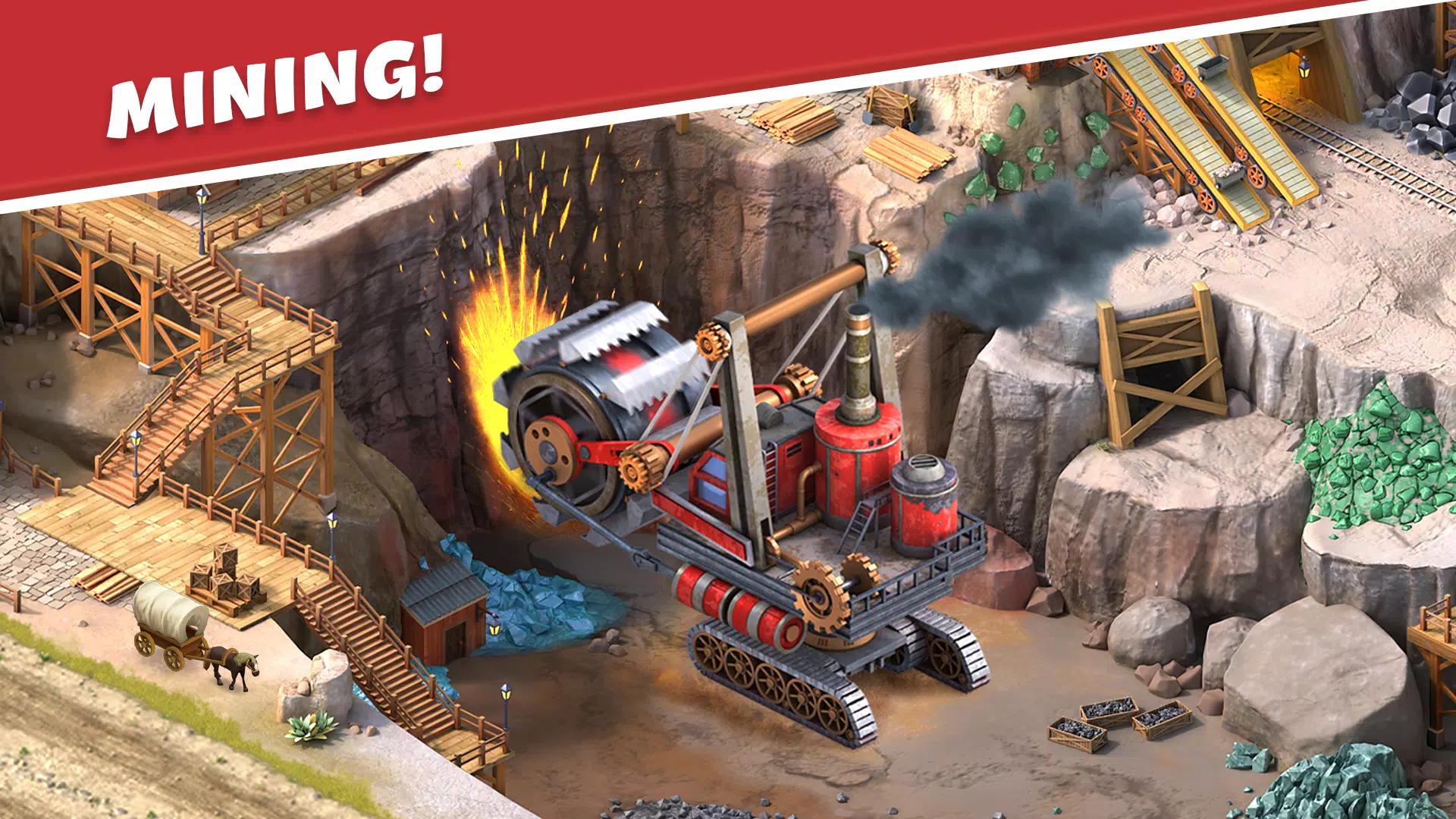 Wild West City: Building Sim