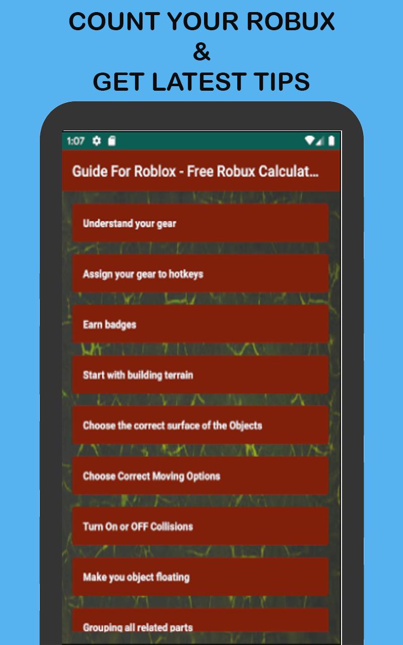 Guide For Roblox Free Robux Counter 2020 For Android Apk Download Roblox How To Get Badges For Free Roblox How To Get Badges For Free Guide For Roblox Free Robux Counter 2020 For Android Apk Download