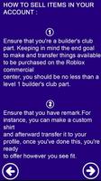 Pro Guide How To Get Free RBX : Pro Help Tips 2019 Ekran Görüntüsü 1