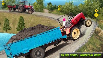 Farming Tractor Trolley Sim 3D capture d'écran 2