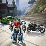 Dino Robot War Car Robot Games icon