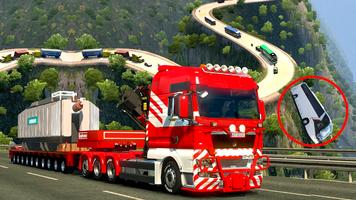 Truck Simulator :Euro 3D Truck 스크린샷 1