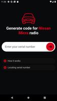 Nissan radio code unlock ポスター