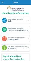 Kids Health Info Plakat