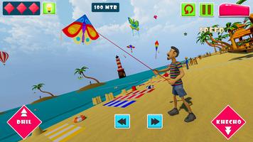 Kite Flying Combate 3d Affiche