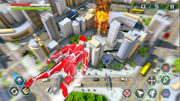 Iron flying superhero games 3d capture d'écran 3
