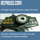 RCPRESS RC model AM radio freq simgesi