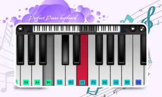 برنامه‌نما Real HD piano perfect keyboard عکس از صفحه