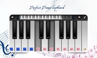 برنامه‌نما Real HD piano perfect keyboard عکس از صفحه