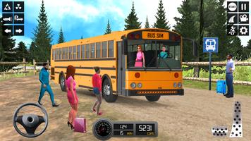 Bus Simulator 3d Offline Spiel Plakat