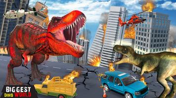dinosaurus Stad Aanval spellen screenshot 2