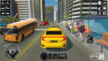Taxi Simulateur : Auto Jeu capture d'écran 3