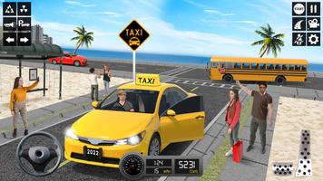 Taxi Simulateur : Auto Jeu Affiche