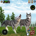 Wild Wolf Simulator Spellen 3d-icoon