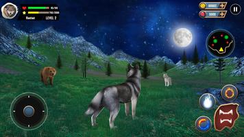 Wild Wolf Simulator Spiele 3d Screenshot 1