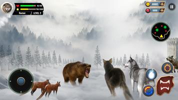 Selvagem Lobo Simulador Jogos imagem de tela 2