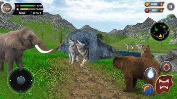 Sauvage Loup Simulateur Jeux capture d'écran 3