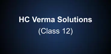 HC Verma Solutions Class 12