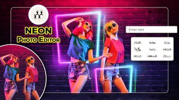 برنامه‌نما Neon Photo Editor - Background عکس از صفحه