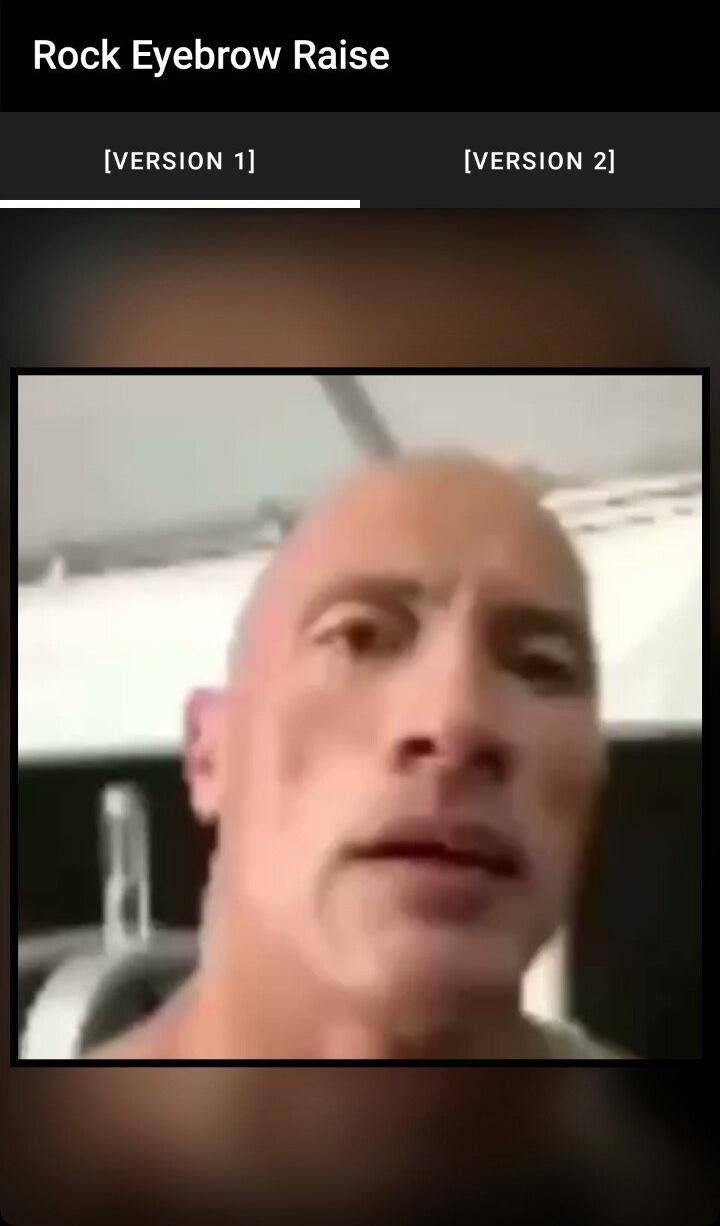 Dwayne The Rock Johnson Eyebrow Raise Meme in 2023