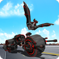Flying Bat Transform Robot Moto Bike Robot Games